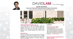 Desktop Screenshot of davidlam.ca